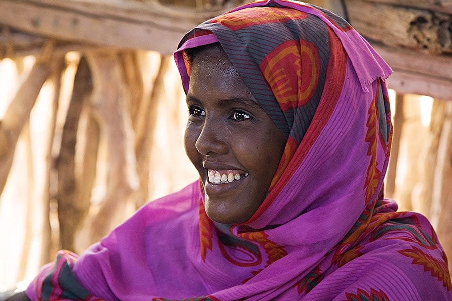 75 - Young afar woman